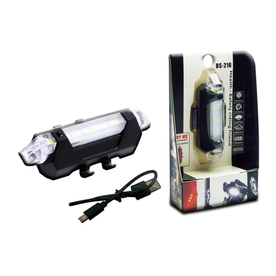 Luz Recargable Impermeable Bici (4640)