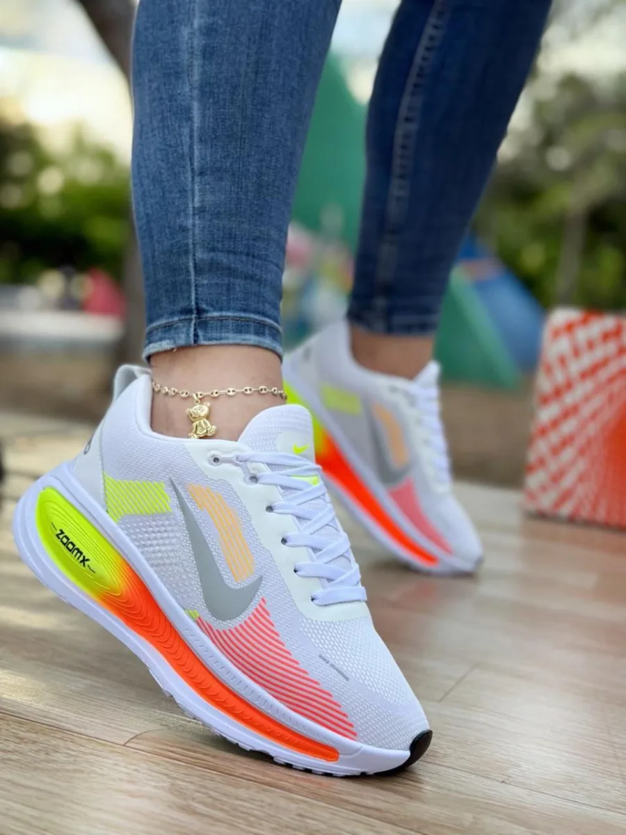 Nike Vomero Dama Blanco Naranja Mt