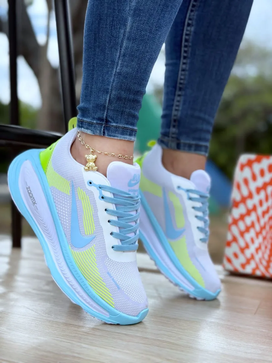 Nike Vomero Dama Blanco Azul Mt 1