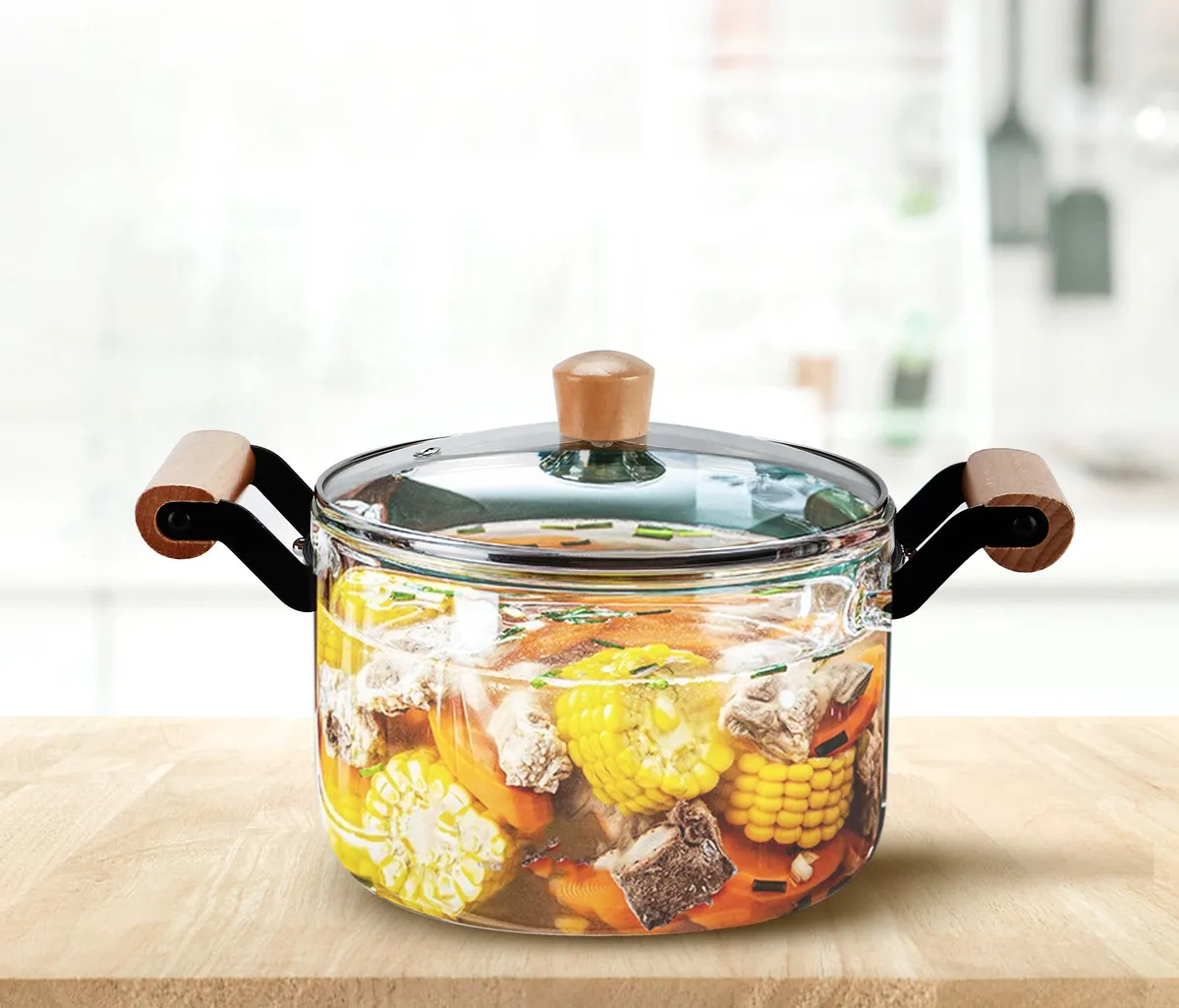 OLLA DE VIDRIO 3.5L XY0279