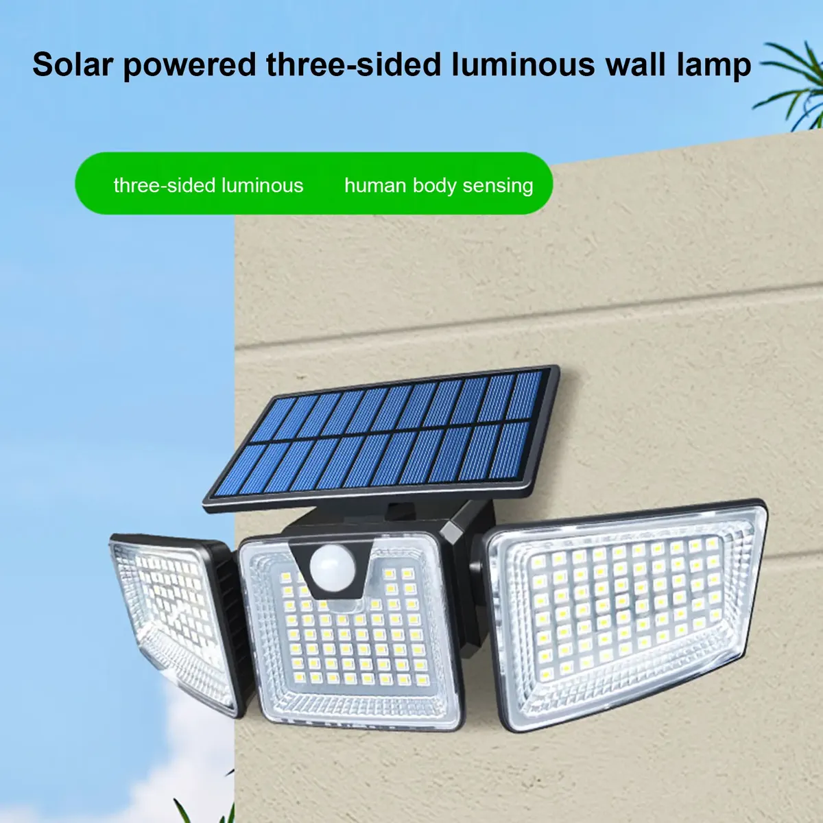 Reflector con panel solar X3 1