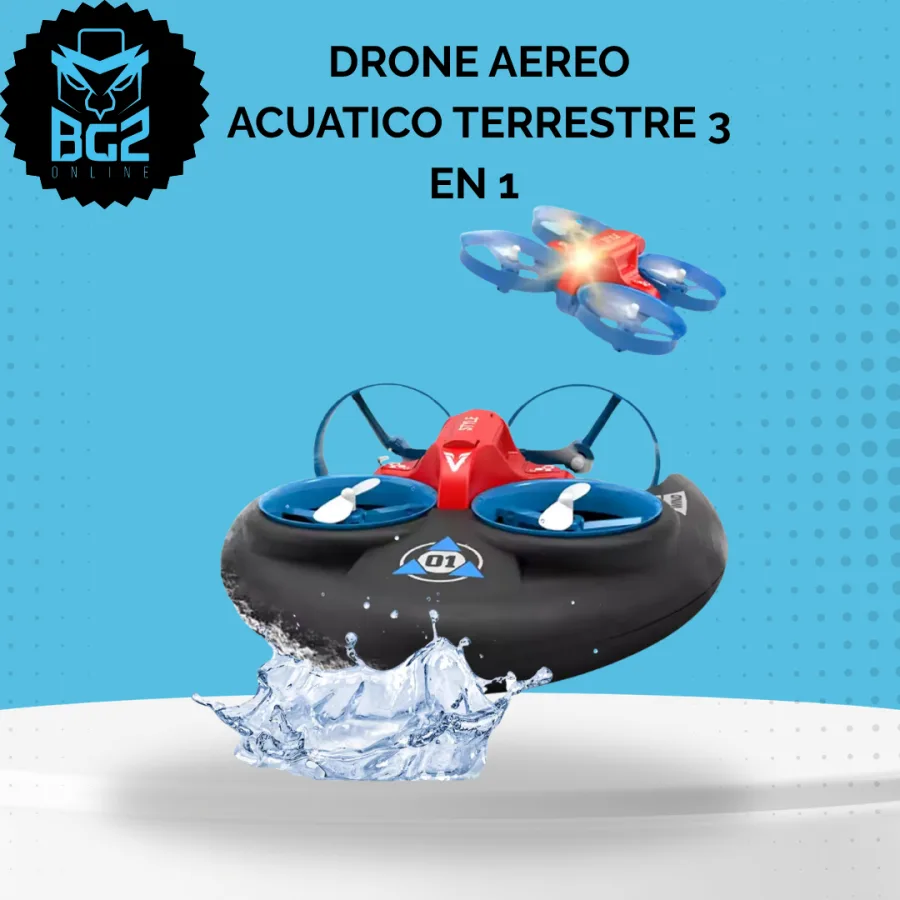 DRONE AEREO ACUATICO TERRESTRE 3 EN 1
