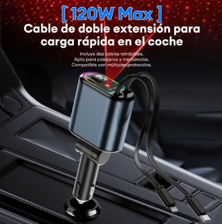 Cargador de carga rapida para Carro
