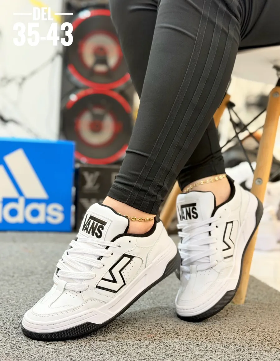 Tenis Vans Sb Blanco Chulo V 1