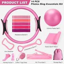 combo kit de pilates + banda elastica 1