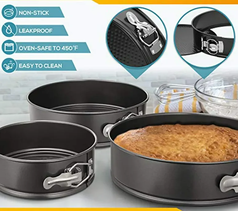 Moldes Para Tortas Redondos Set X3 1